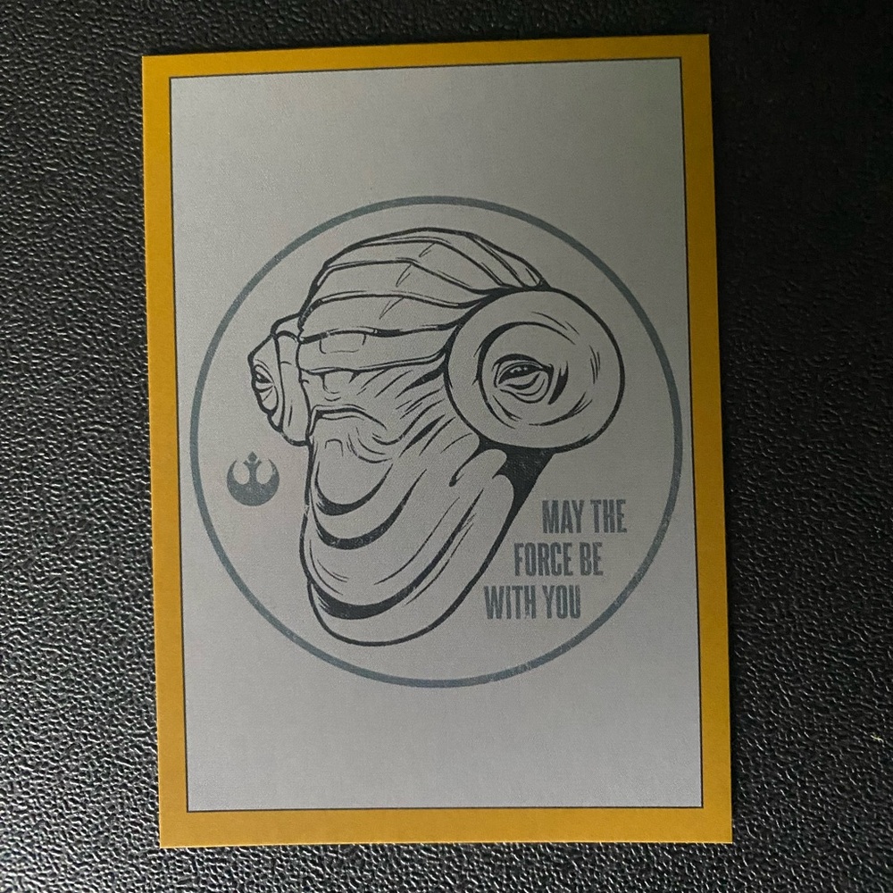 Topps Star Wars Black and White Trading Card
